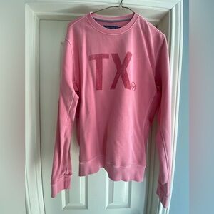 Vineyard Vines Pink Crewneck Sweatshirt - Texas Edition
